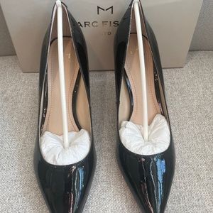 Marc Fisher Zala Pump Black Patent